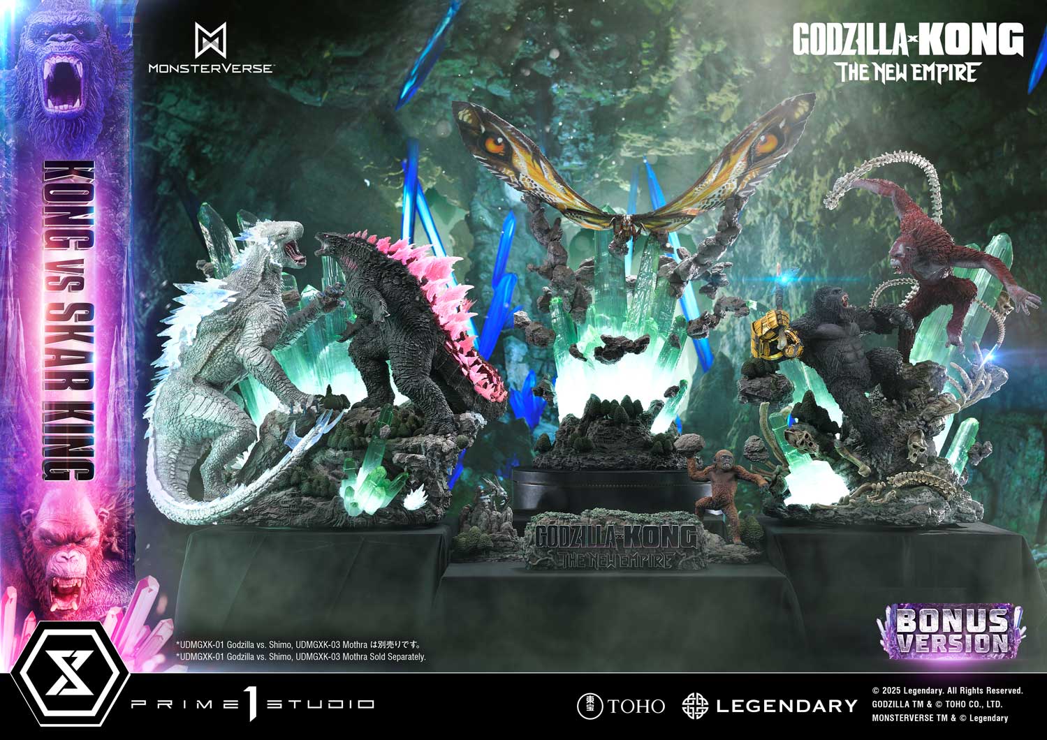 Ultimate Diorama Masterline Godzilla x Kong: The New Empire (Film) Kong vs Skar King Bonus Version