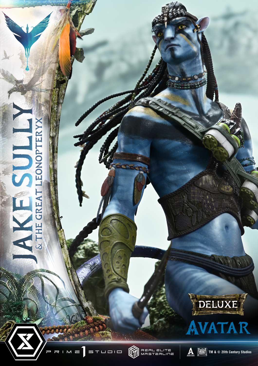 Real Elite Masterline Avatar (Film) Jake Sully & The Great Leonopteryx Avatar Legacy Collection Deluxe Bonus Version