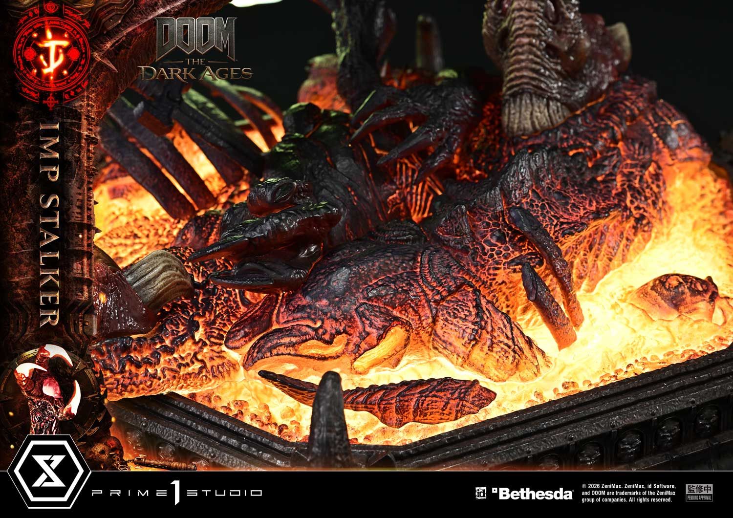 Ultimate Premium Masterline DOOM: The Dark Ages Imp Stalker Bonus Version