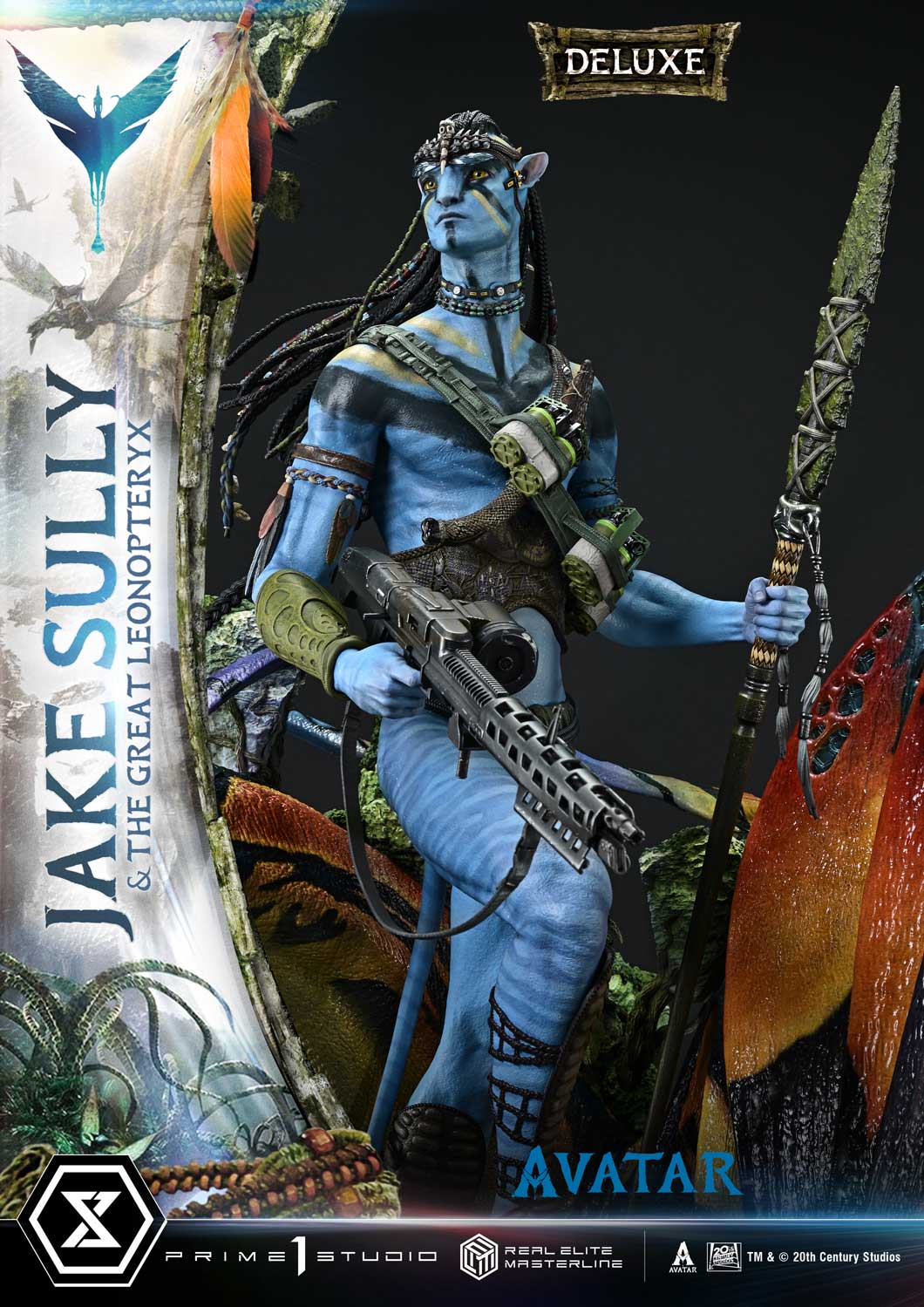 Real Elite Masterline Avatar (Film) Jake Sully & The Great Leonopteryx Avatar Legacy Collection Deluxe Bonus Version