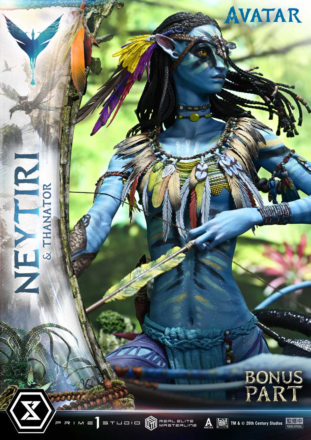 Real Elite Masterline Avatar (Film) Neytiri & Thanator Avatar Legacy Collection DX Bonus Version