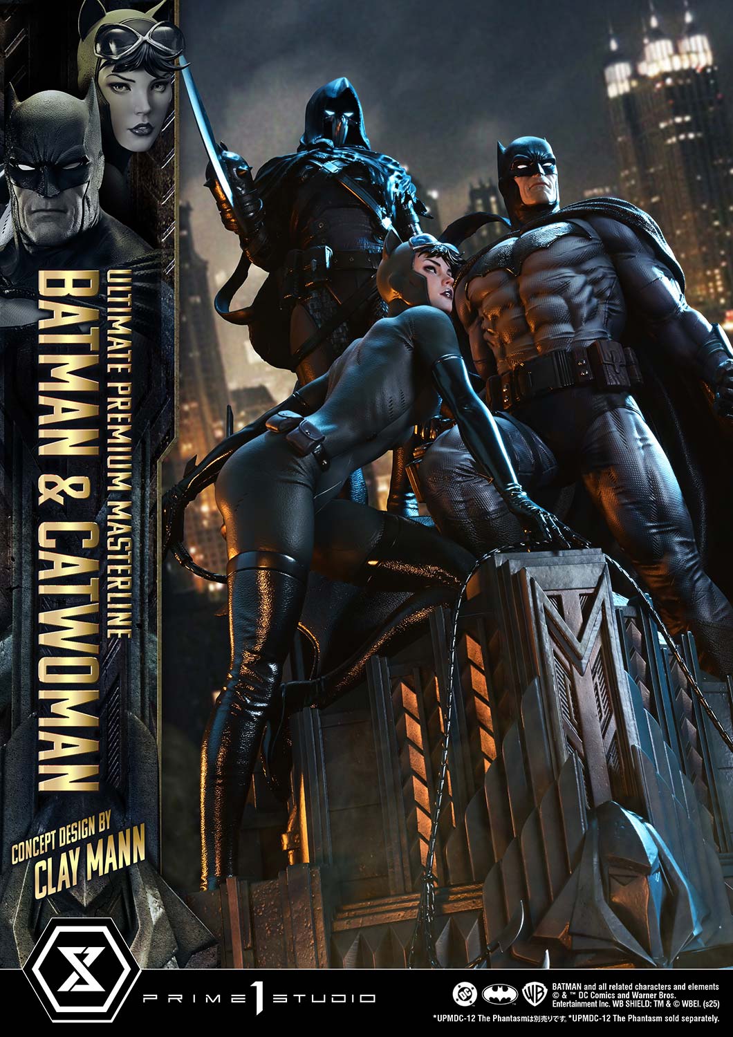 Ultimate Premium Masterline Batman (Comics) Batman & Catwoman (Concept Design by CLAY MANN) Bonus Version