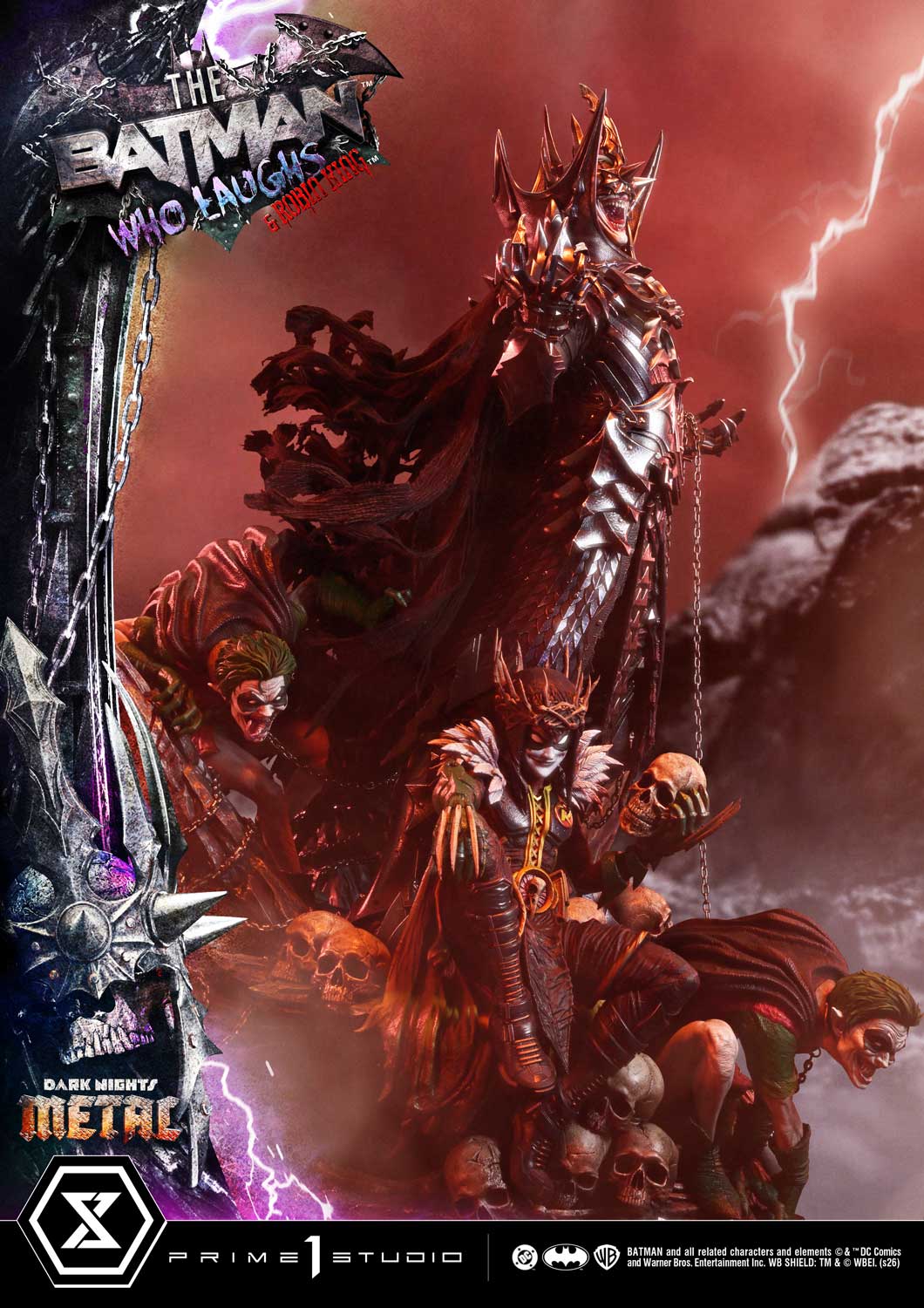 (PRE-ORDER) Museum Masterline Dark Nights: Death Metal The Batman Who Laughs & Robin King DX Bonus