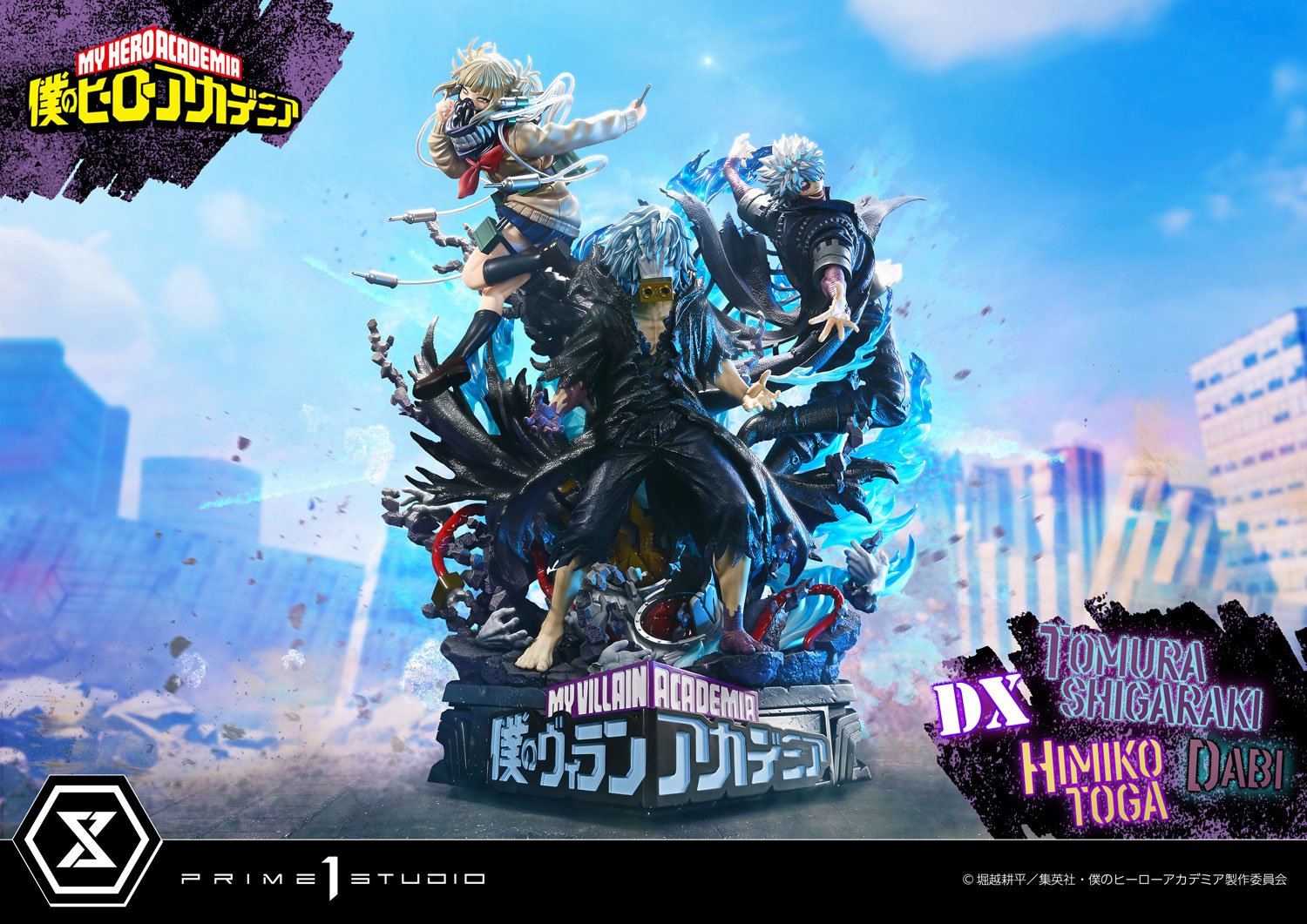Ultimate Premium Masterline My Hero Academia Tomura Shigaraki, Dabi, Himiko Toga Deluxe Version