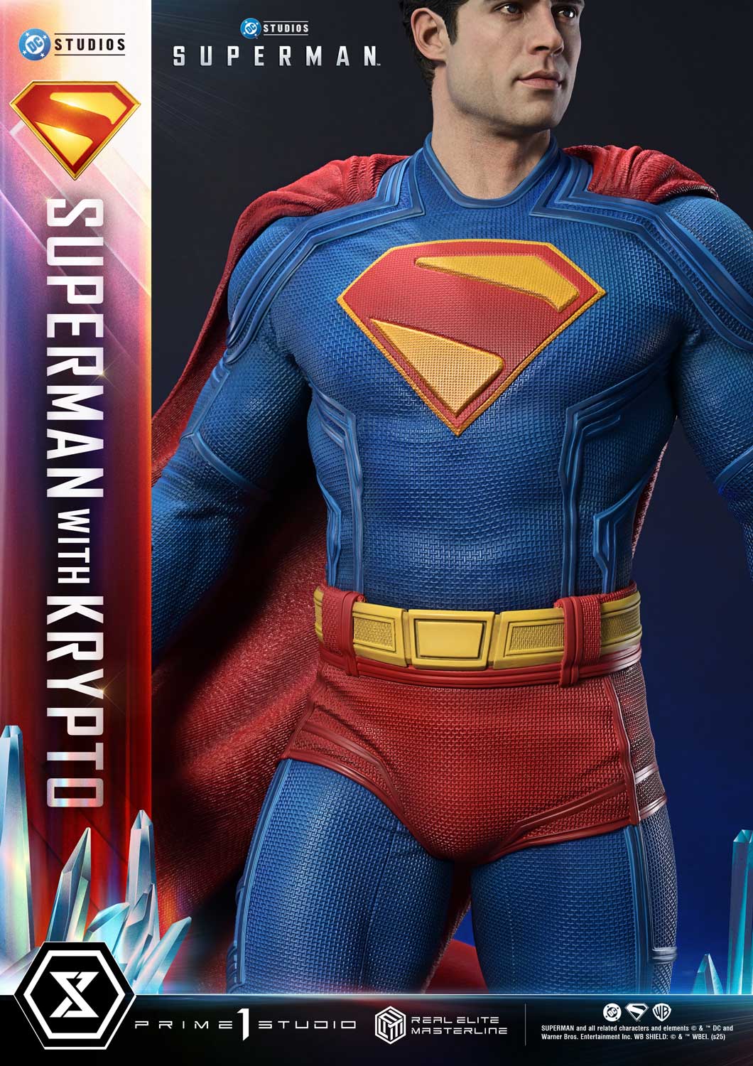 Real Elite Masterline Superman (2025 Film) Superman with Krypto