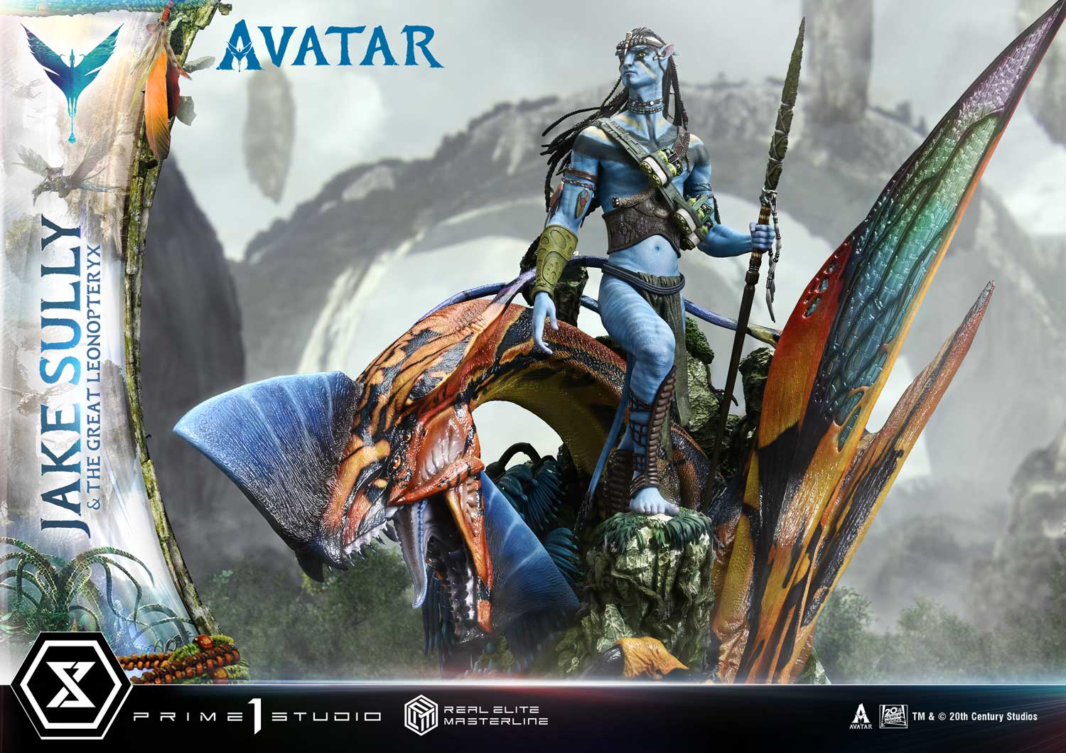 Real Elite Masterline Avatar (Film) Jake Sully & The Great Leonopteryx Avatar Legacy Collection Deluxe Version
