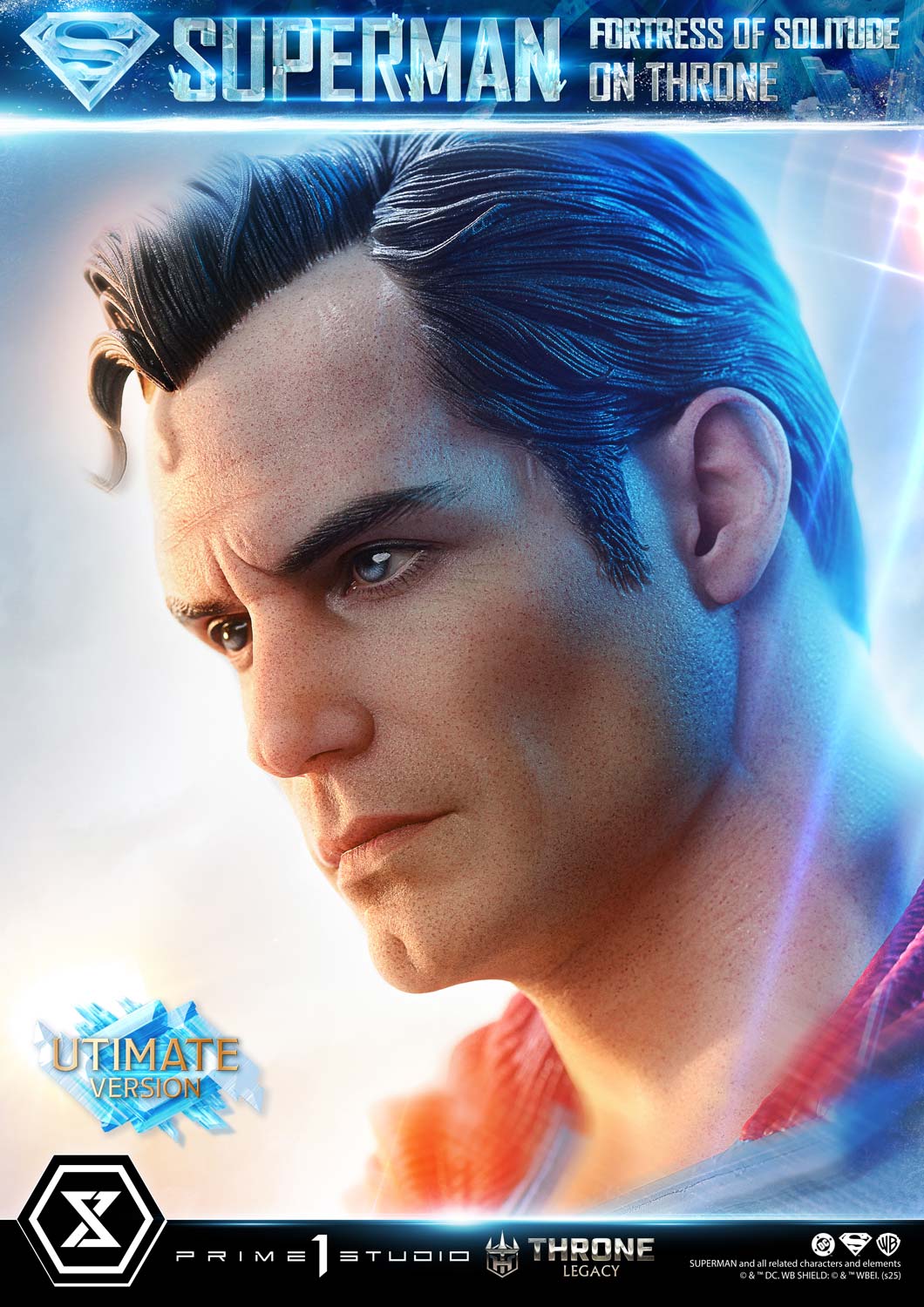 Throne Legacy Superman (Comics) Superman Fortress of Solitude on Throne (Design by Gabriele Dell'Otto) Ultimate Bonus Version