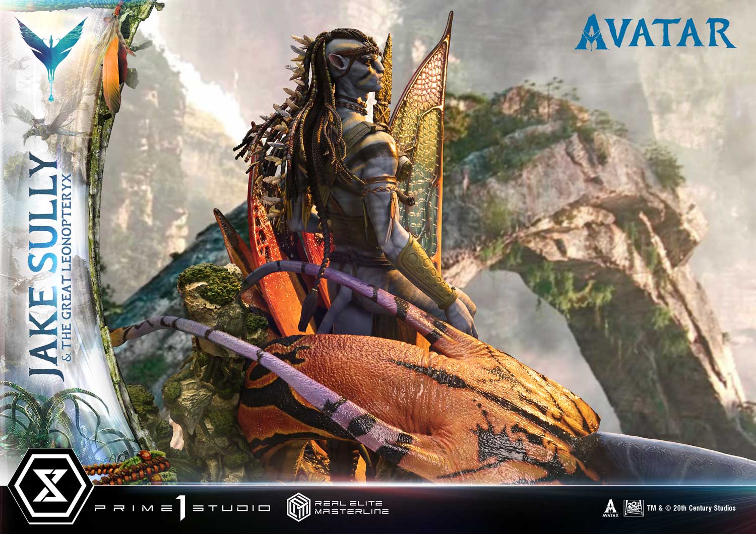 Real Elite Masterline Avatar (Film) Jake Sully & The Great Leonopteryx Avatar Legacy Collection Deluxe Version