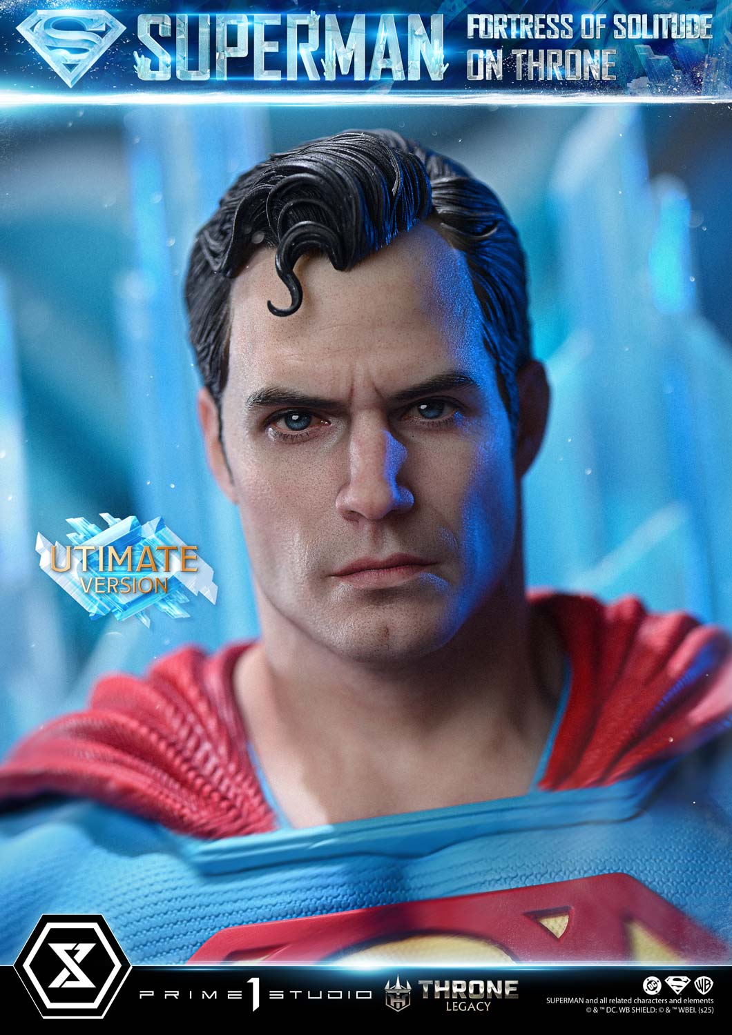 Throne Legacy Superman (Comics) Superman Fortress of Solitude on Throne (Design by Gabriele Dell'Otto) Ultimate Bonus Version