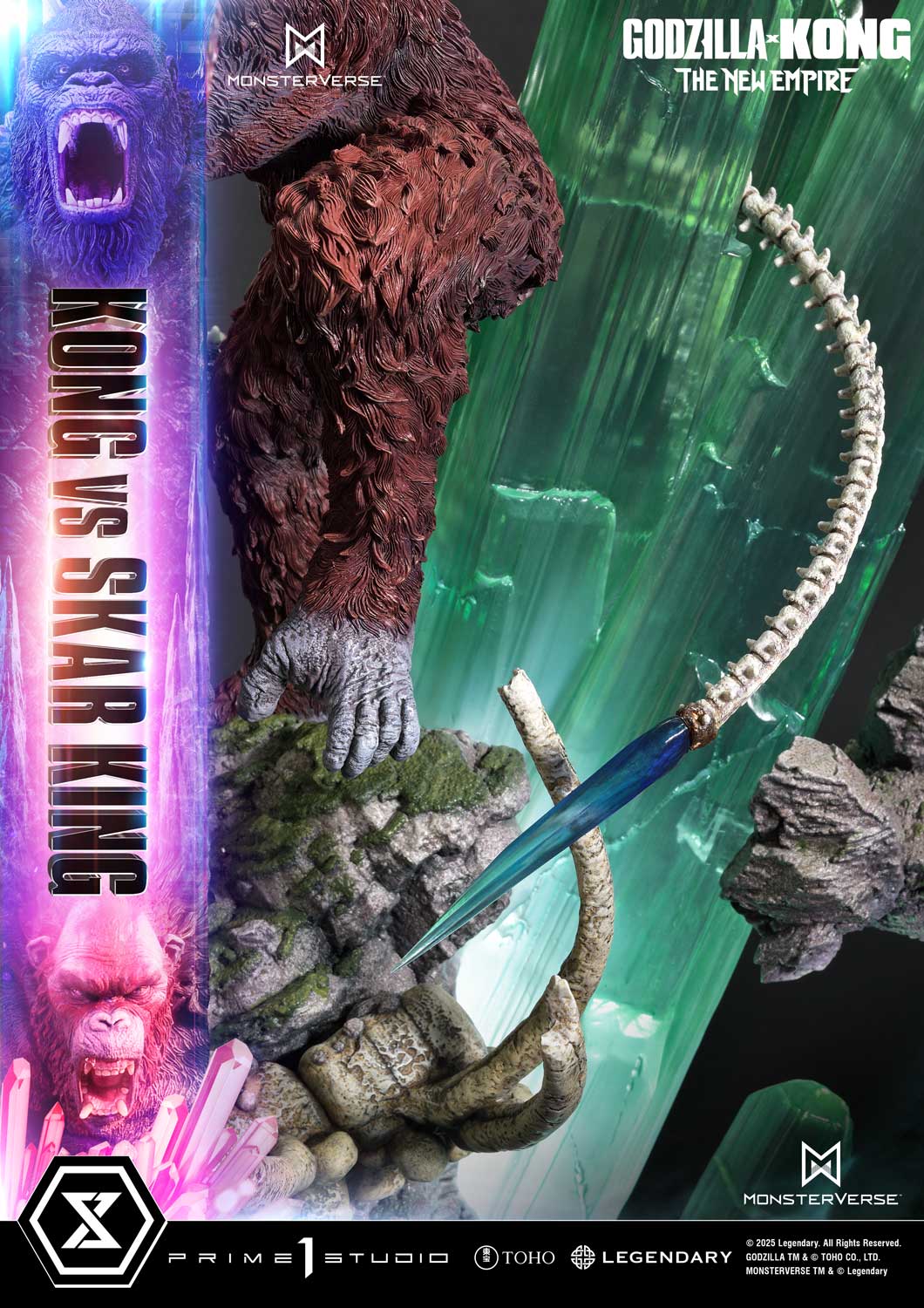 Ultimate Diorama Masterline Godzilla x Kong: The New Empire (Film) Kong vs Skar King Bonus Version