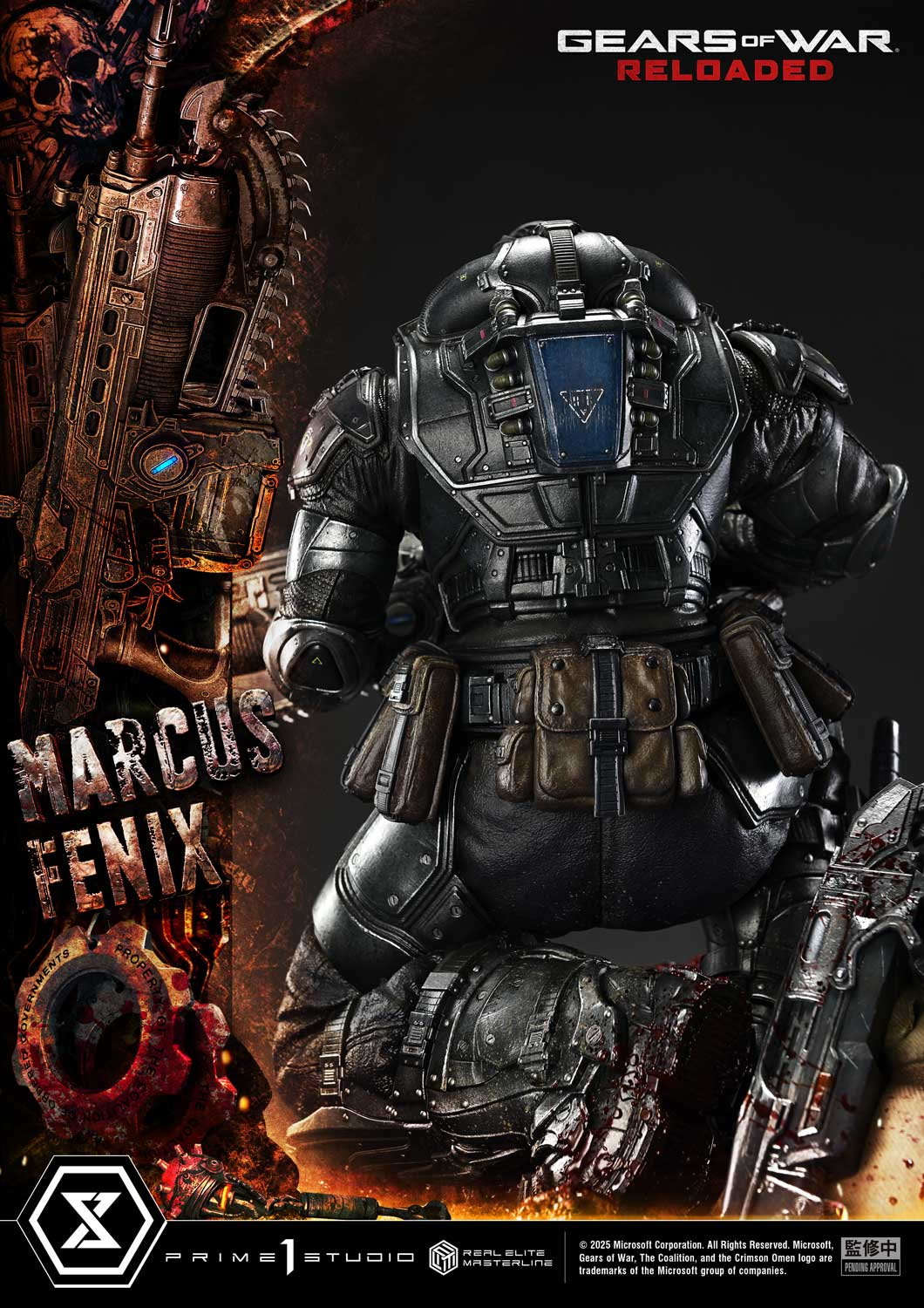 Real Elite Masterline Gears of War: Reloaded Marcus Fenix Ultimate Version