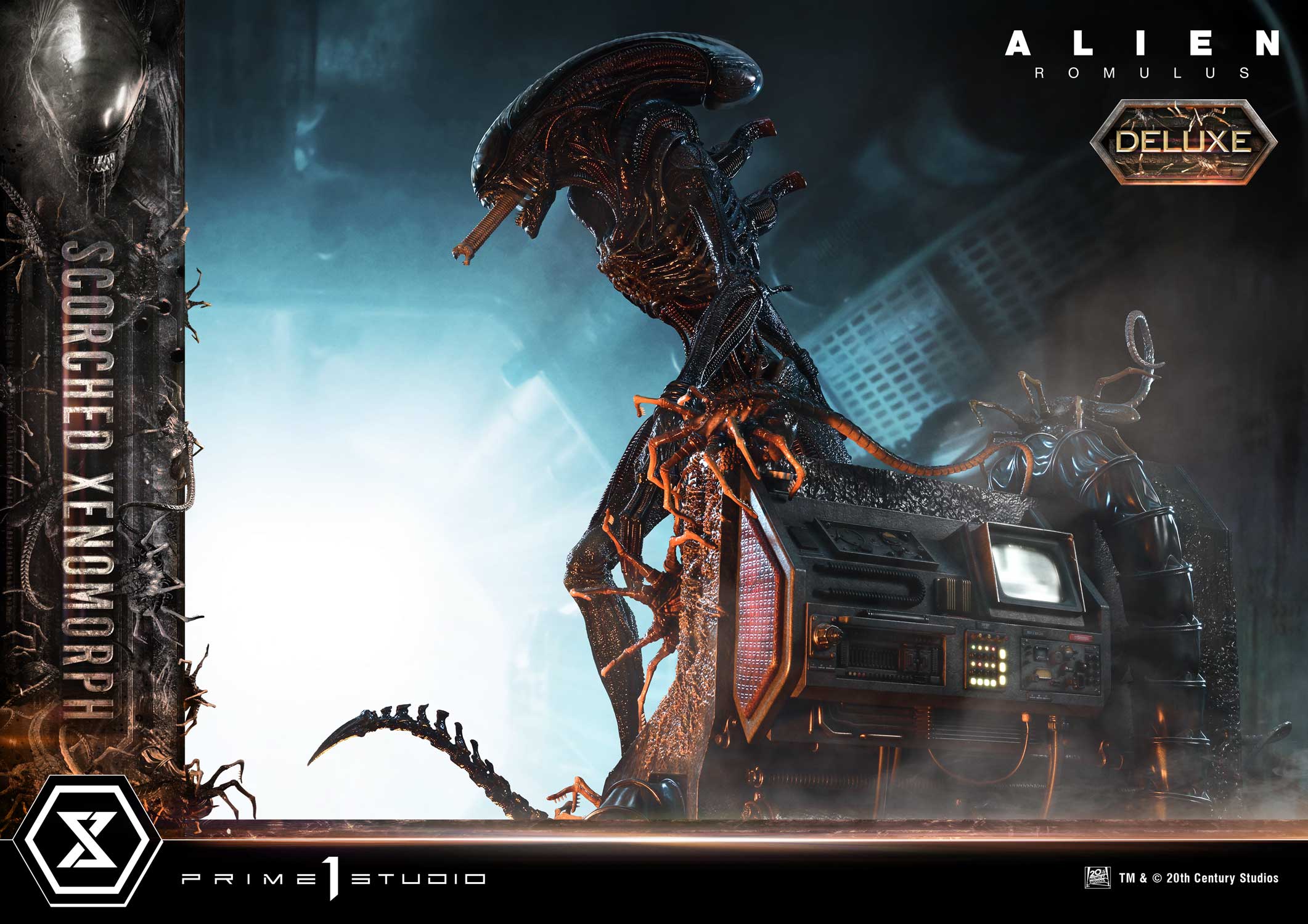 Museum Masterline XL Alien: Romulus Scorched Xenomorph Deluxe Bonus Version