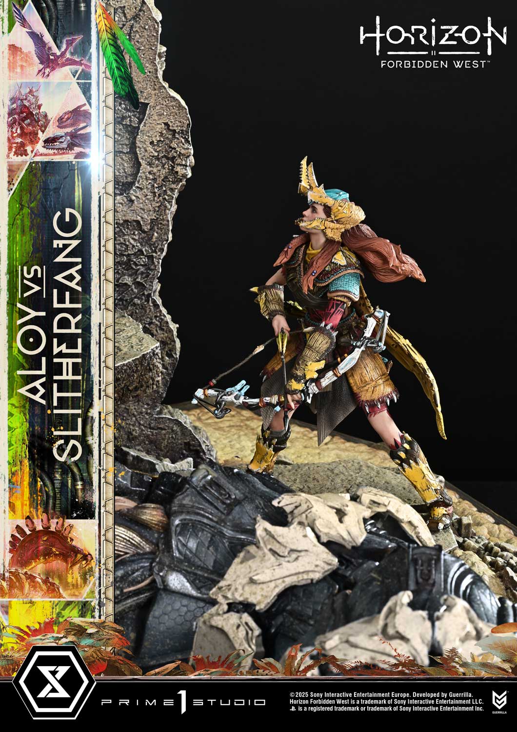 Ultimate Diorama Masterline Horizon Forbidden West Aloy vs. The Slitherfang