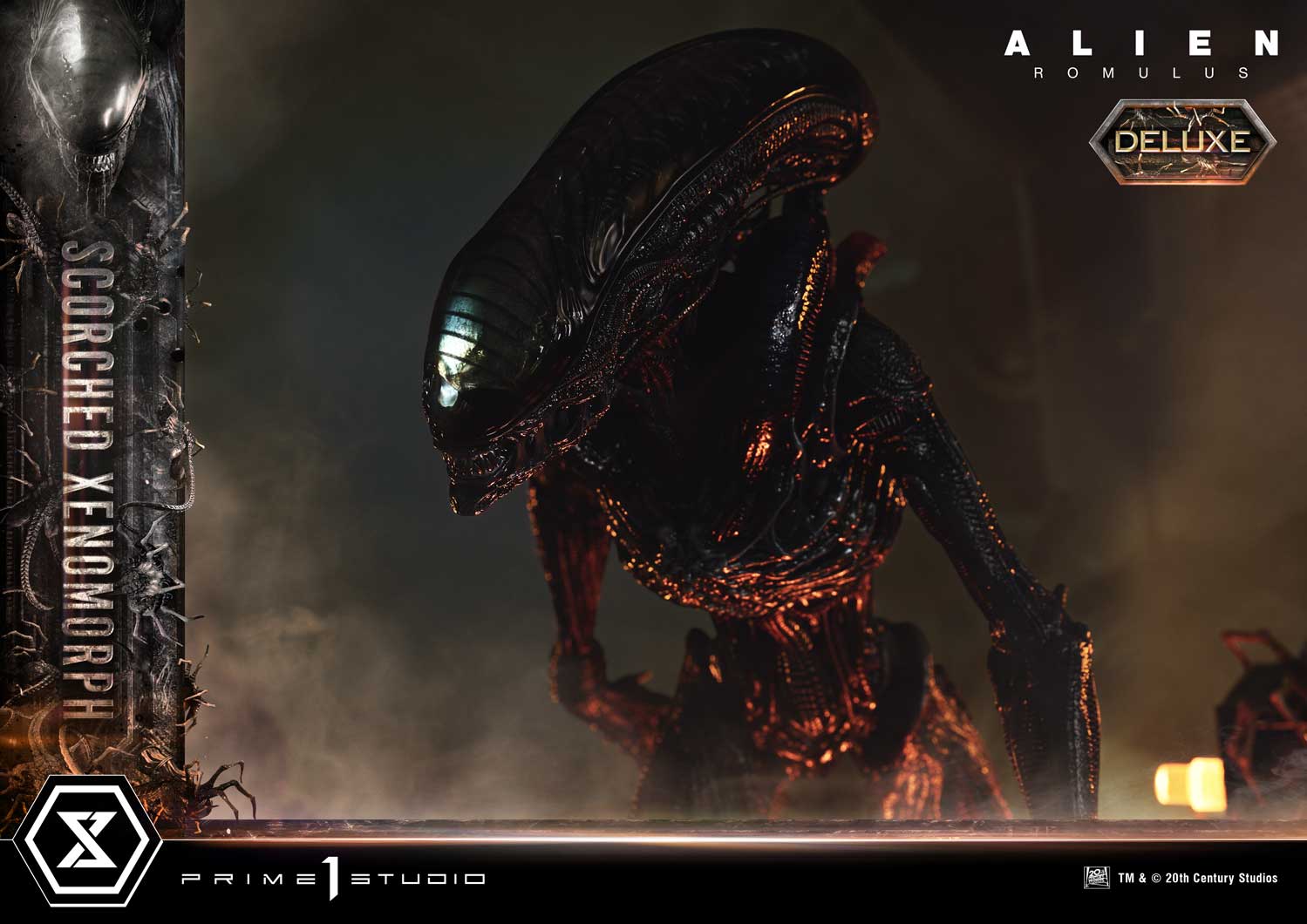 Museum Masterline XL Alien: Romulus Scorched Xenomorph Deluxe Bonus Version
