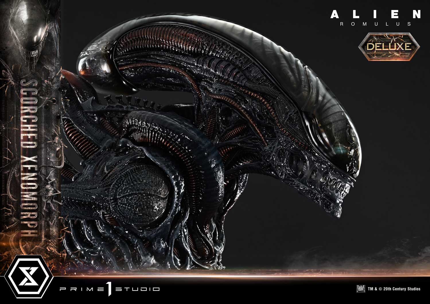 Museum Masterline XL Alien: Romulus Scorched Xenomorph Deluxe Bonus Version