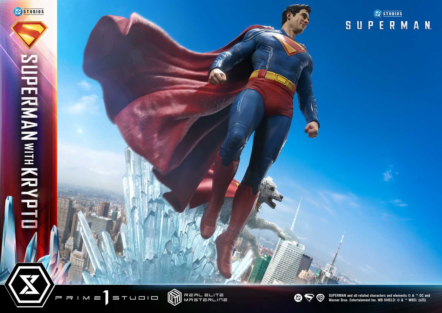 Real Elite Masterline Superman (2025 Film) Superman with Krypto