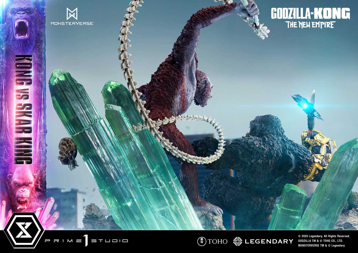 Ultimate Diorama Masterline Godzilla x Kong: The New Empire (Film) Kong vs Skar King