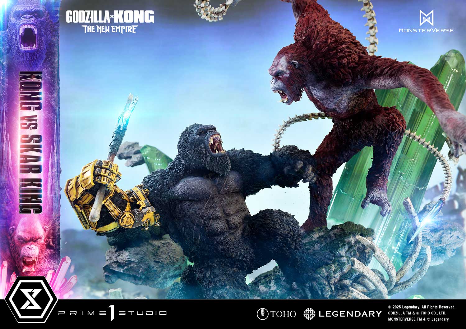 Ultimate Diorama Masterline Godzilla x Kong: The New Empire (Film) Kong vs Skar King