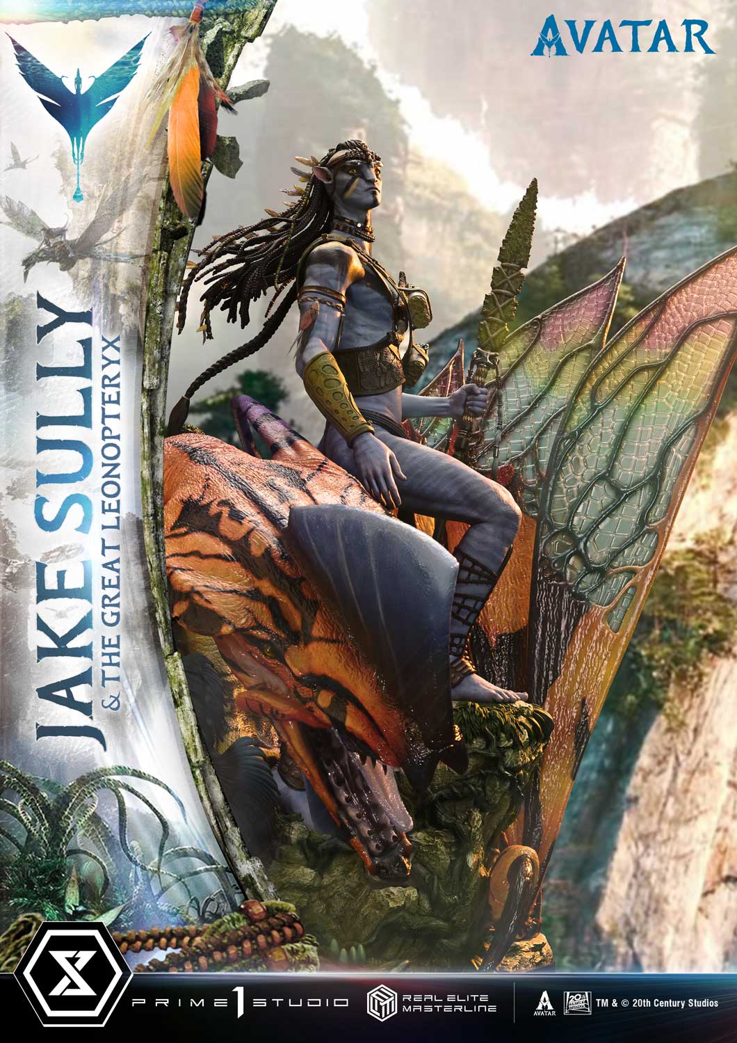 Real Elite Masterline Avatar (Film) Jake Sully & The Great Leonopteryx Avatar Legacy Collection Deluxe Bonus Version