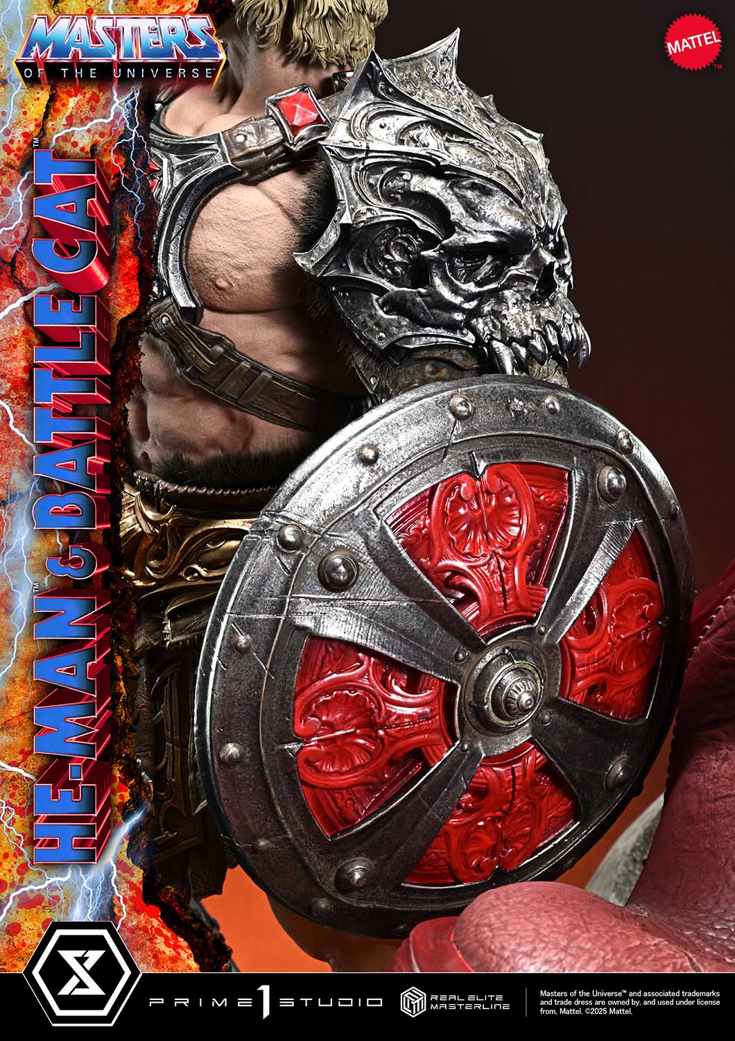 Real Elite Masterline Masters of the Universe He-Man & Battle Cat Ultimate Bonus Version