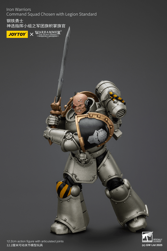JOYTOY Iron Warriors Command Squad Chosen with Legion Standard