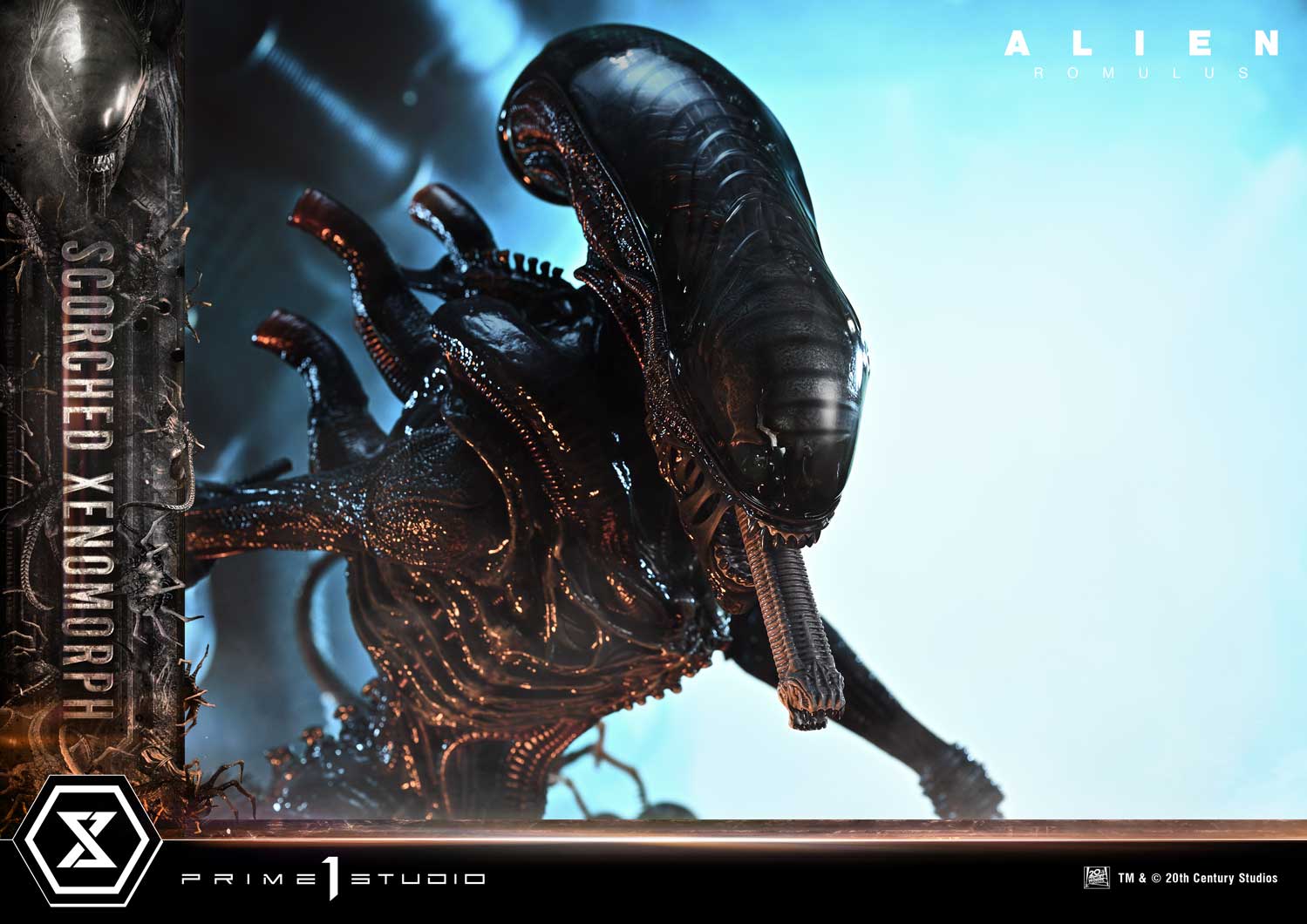 Museum Masterline XL Alien: Romulus Scorched Xenomorph Deluxe Bonus Version