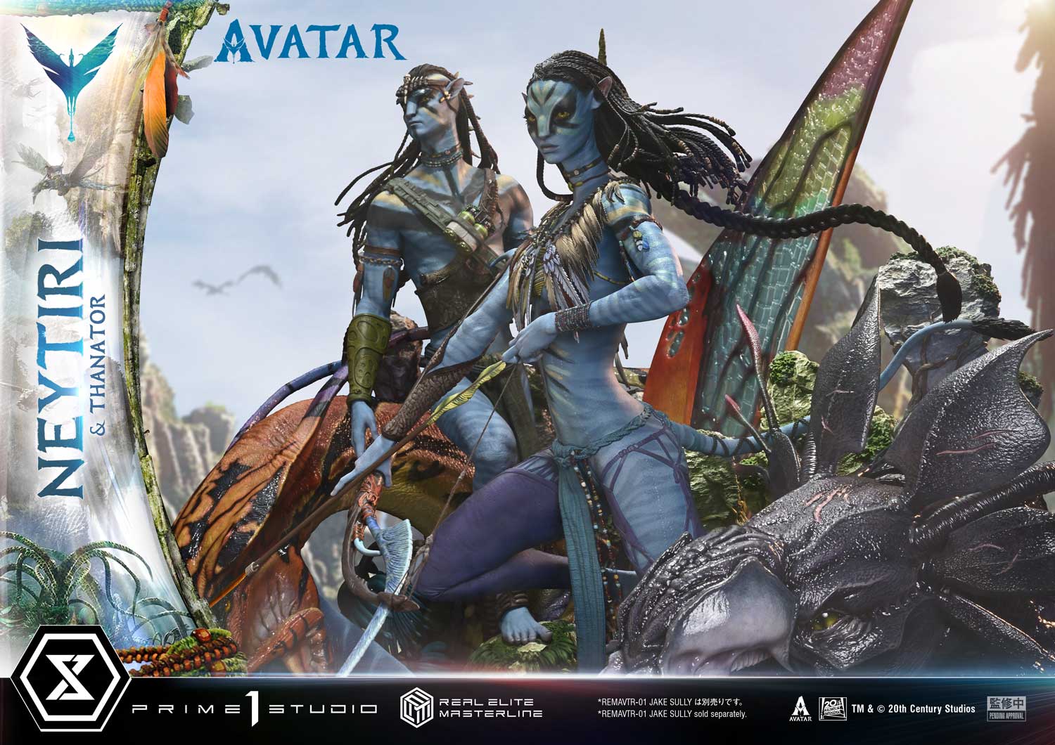 Real Elite Masterline Avatar (Film) Neytiri & Thanator Avatar Legacy Collection DX Bonus Version