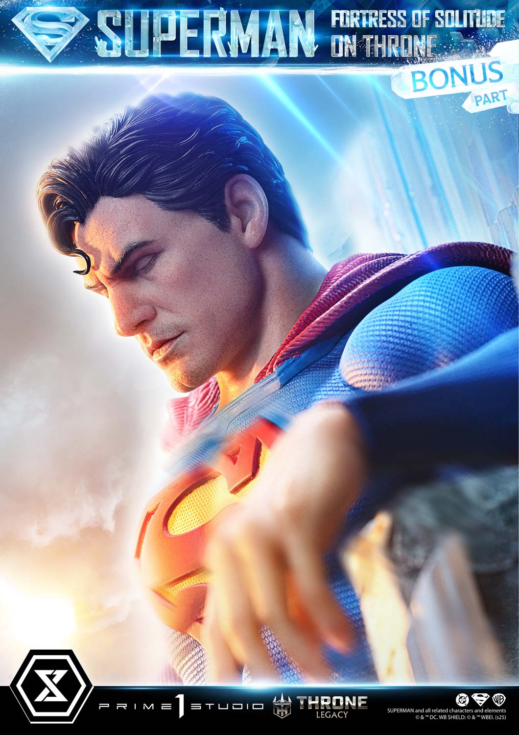 Throne Legacy Superman (Comics) Superman Fortress of Solitude on Throne (Design by Gabriele Dell'Otto) Ultimate Bonus Version
