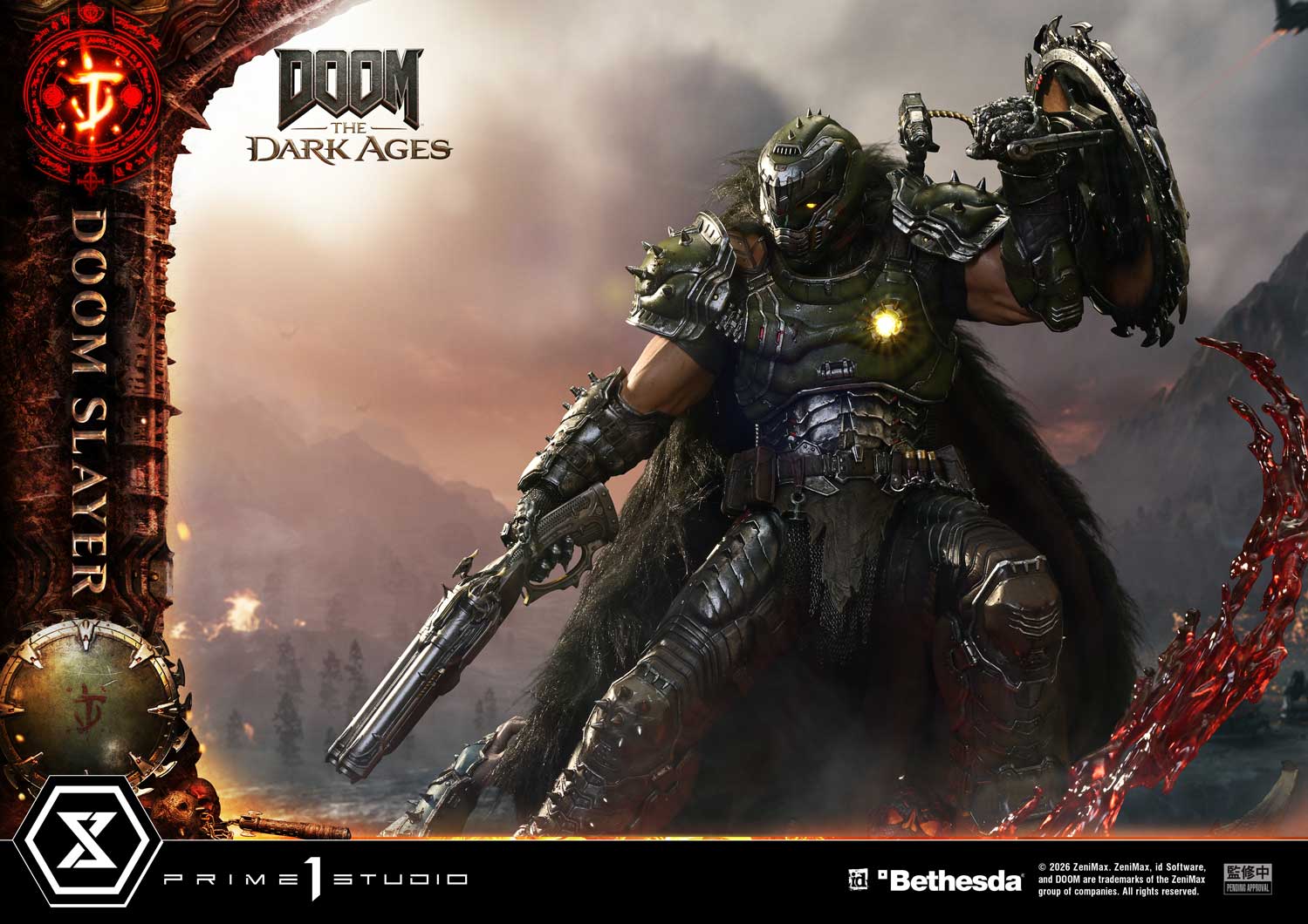 Ultimate Premium Masterline DOOM: The Dark Ages DOOM Slayer Deluxe Version