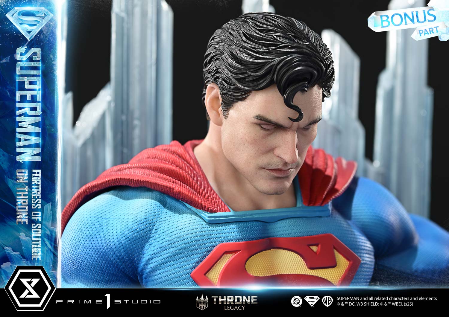 Throne Legacy Superman (Comics) Superman Fortress of Solitude on Throne (Design by Gabriele Dell'Otto) Ultimate Bonus Version