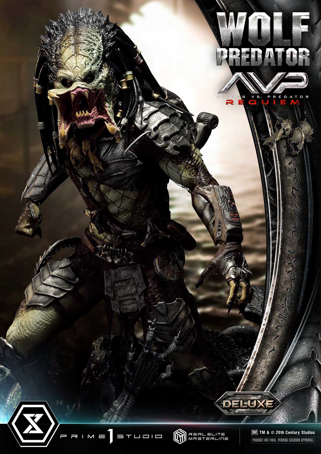 Real Elite Masterline Aliens vs. Predator: Requiem Wolf Predator DX Bonus Version
