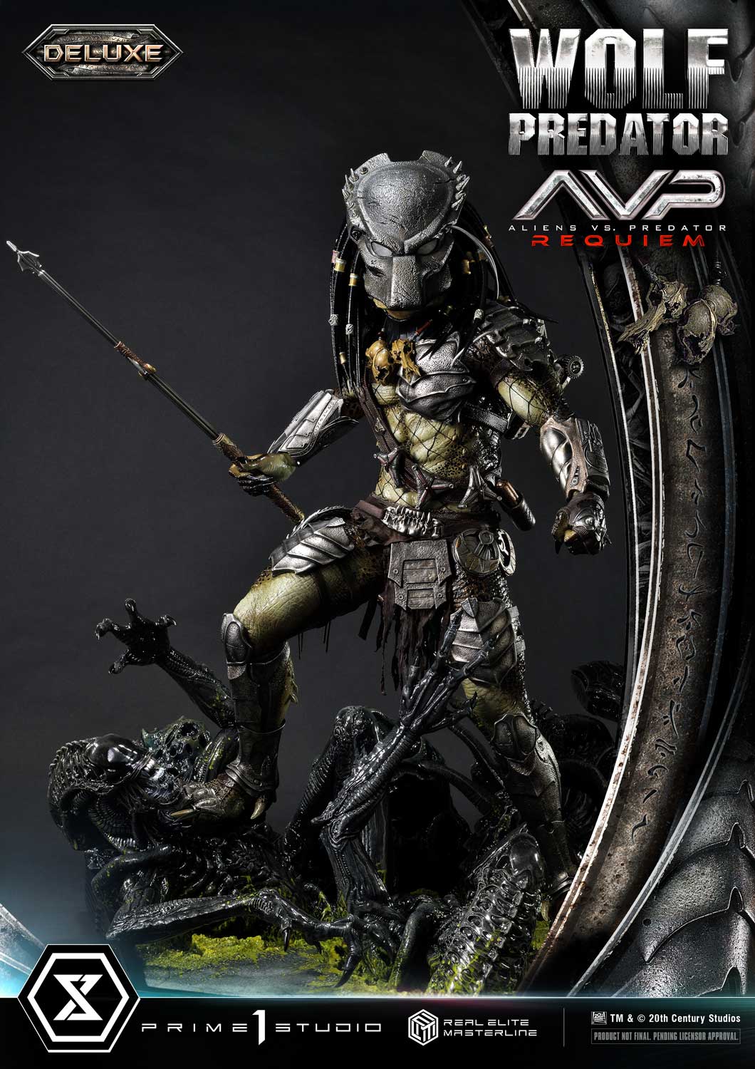 Real Elite Masterline Aliens vs. Predator: Requiem Wolf Predator DX Bonus Version