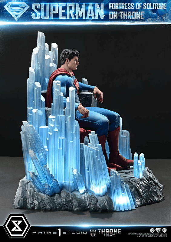 Prime 1 Studio Throne Legacy Superman (Comics) Superman Fortress of Solitude on Throne (Design by Gabriele Dell'Otto) Ultimate Bonus Version | 4582647122162