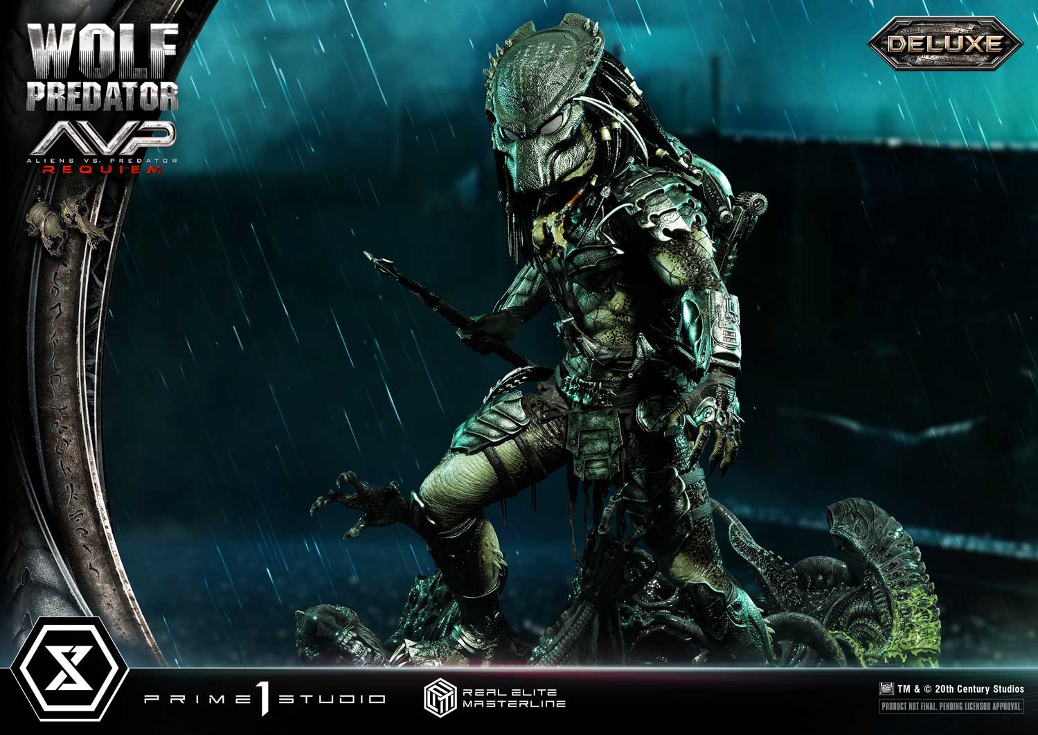 Real Elite Masterline Aliens vs. Predator: Requiem Wolf Predator DX Bonus Version