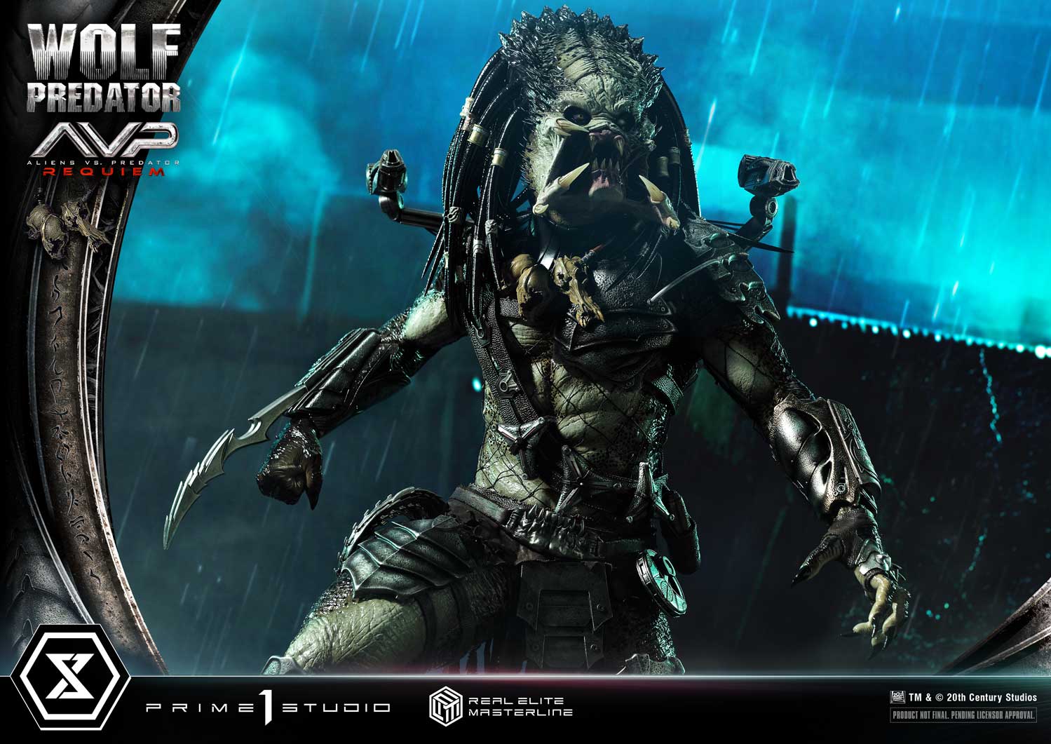 Real Elite Masterline Aliens vs. Predator: Requiem Wolf Predator Deluxe Version