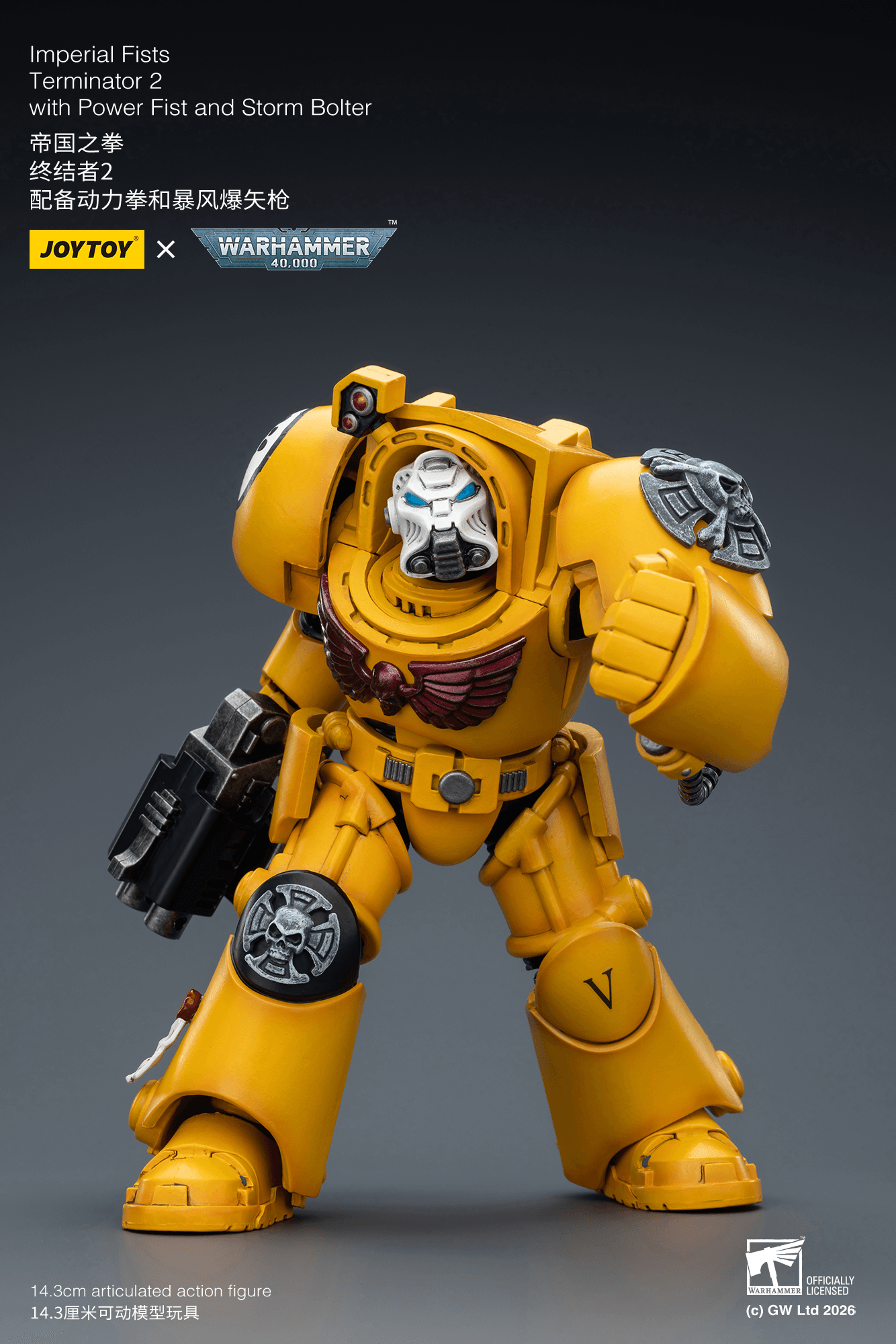 Imperial Fists Terminator 2 with Power Fist and Storm Bolter | 6927054403165