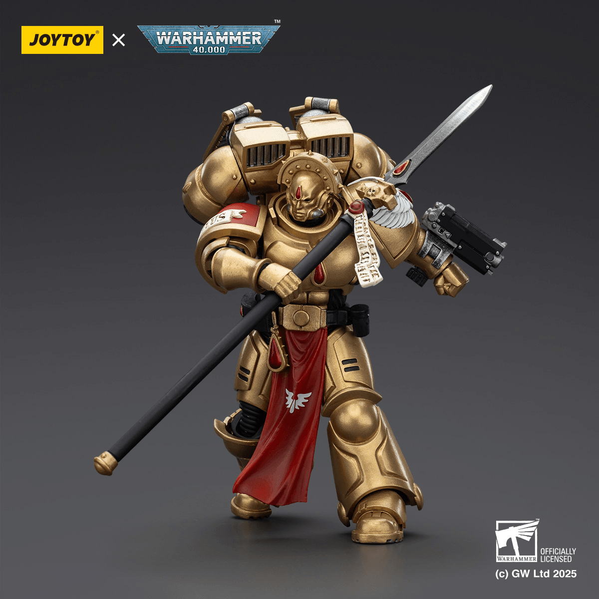 Blood Angels Sanguinary Guard 2 with Angelus Boltgun and Encarmine Spear | 6927054401857