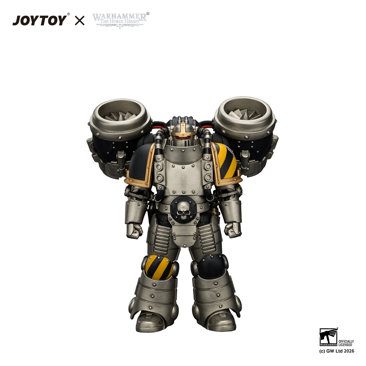 Iron Warriors MkII Assault Sergeant with Disintegrator pistol, Power maul & Combat shield | 6927054404483