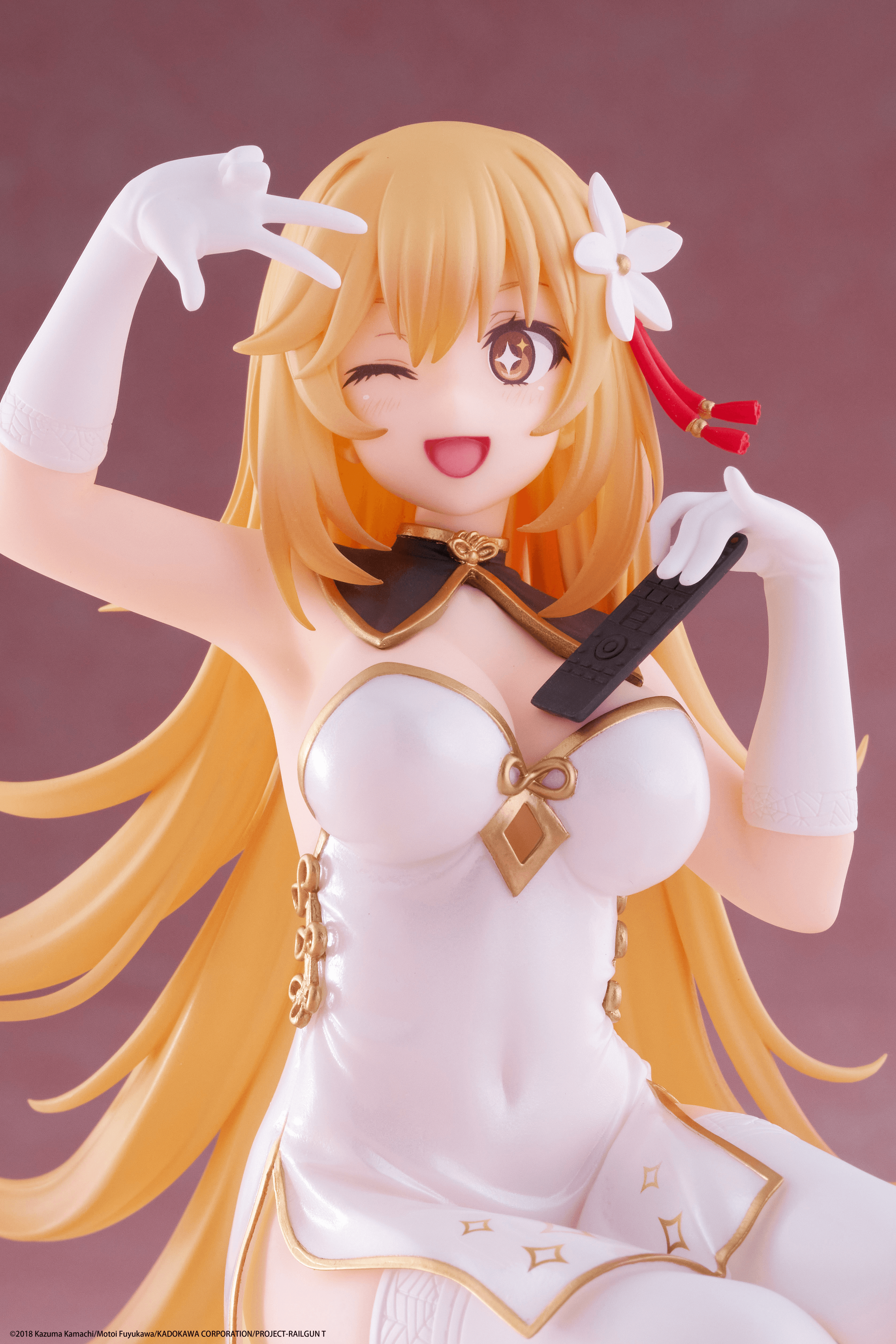 A Certain Scientific Railgun Desktop Cute Figure - Misaki Shokuho (Chinese Dress Ver.) | 0840342405039