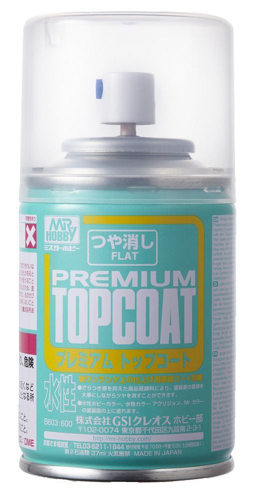 Mr Hobby Mr Premium Top Coat Flat | 4973028432954