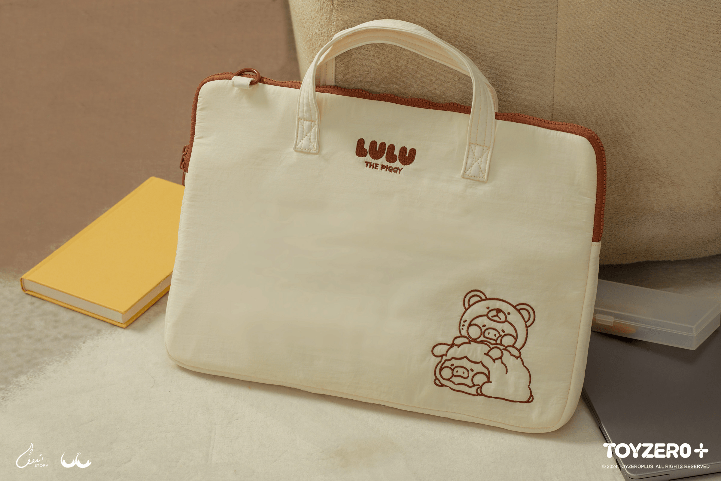 LuLu the Piggy Costume Series - Bear & Sheep Laptop Case | 781005758249
