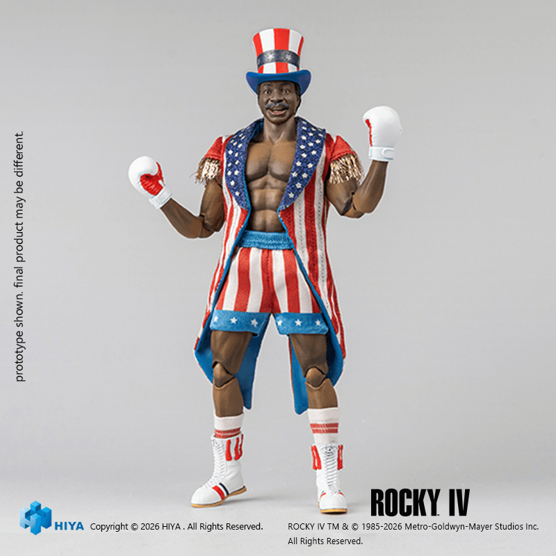 1/12 Scale 6 Inch Rocky IV Apollo Action Figure | 6957534204760