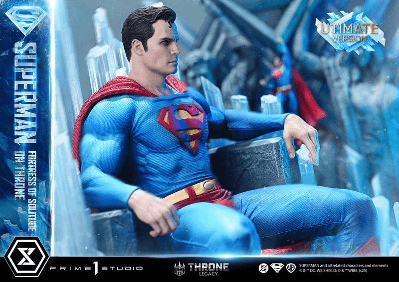 Prime 1 Studio Throne Legacy Superman (Comics) Superman Fortress of Solitude on Throne (Design by Gabriele Dell'Otto) Ultimate Bonus Version | 4582647122162