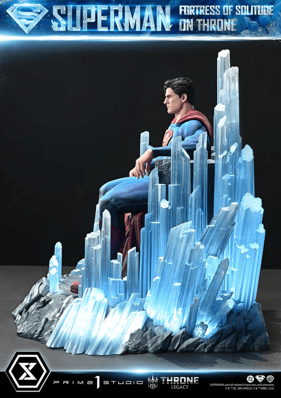 Prime 1 Studio Throne Legacy Superman (Comics) Superman Fortress of Solitude on Throne (Design by Gabriele Dell'Otto) Ultimate Bonus Version | 4582647122162
