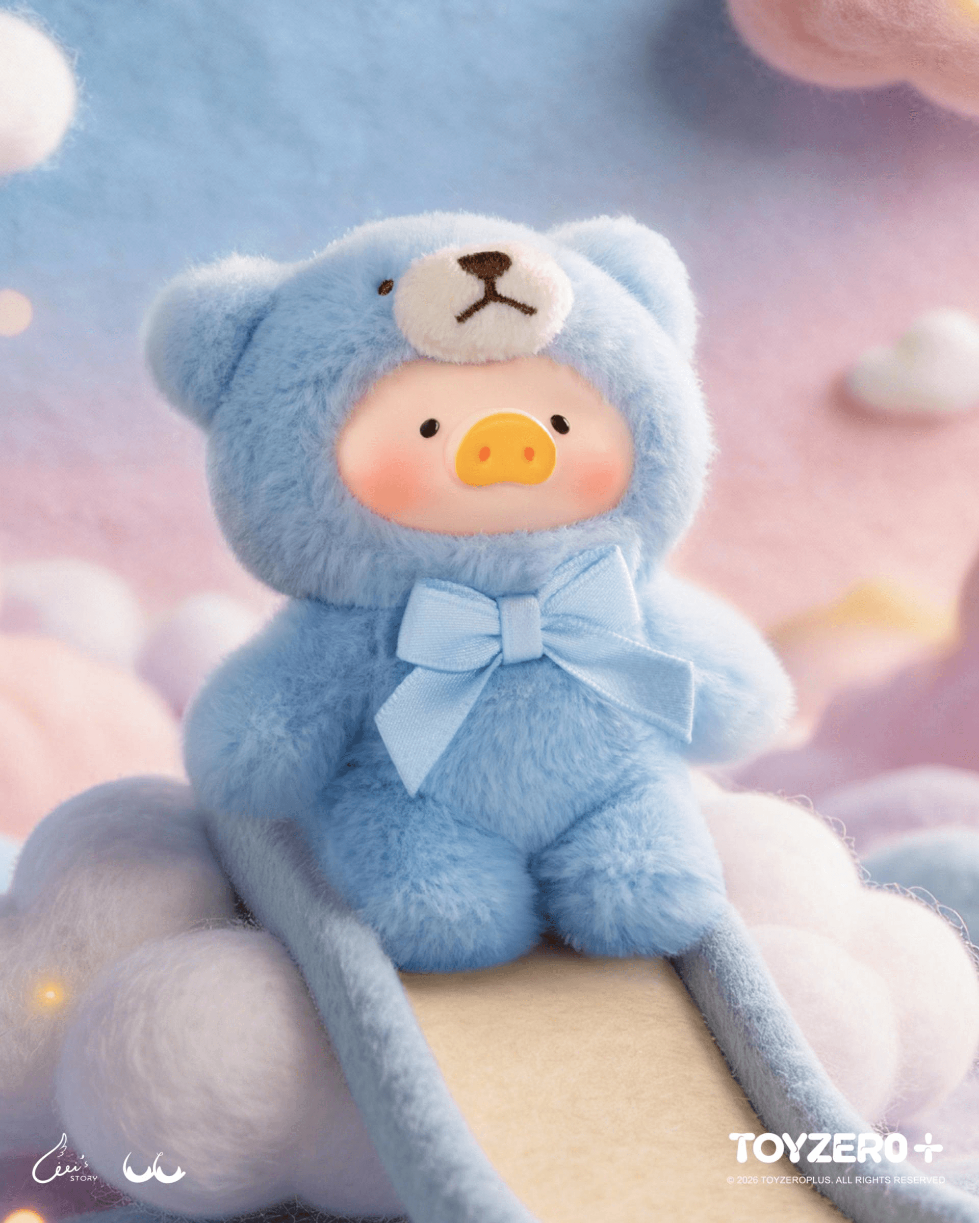 LuLu the Piggy - Teddy Mini's Whispers of Nature Series Plush Phone Charm Blindbox (Box of 12)(6978531762312)