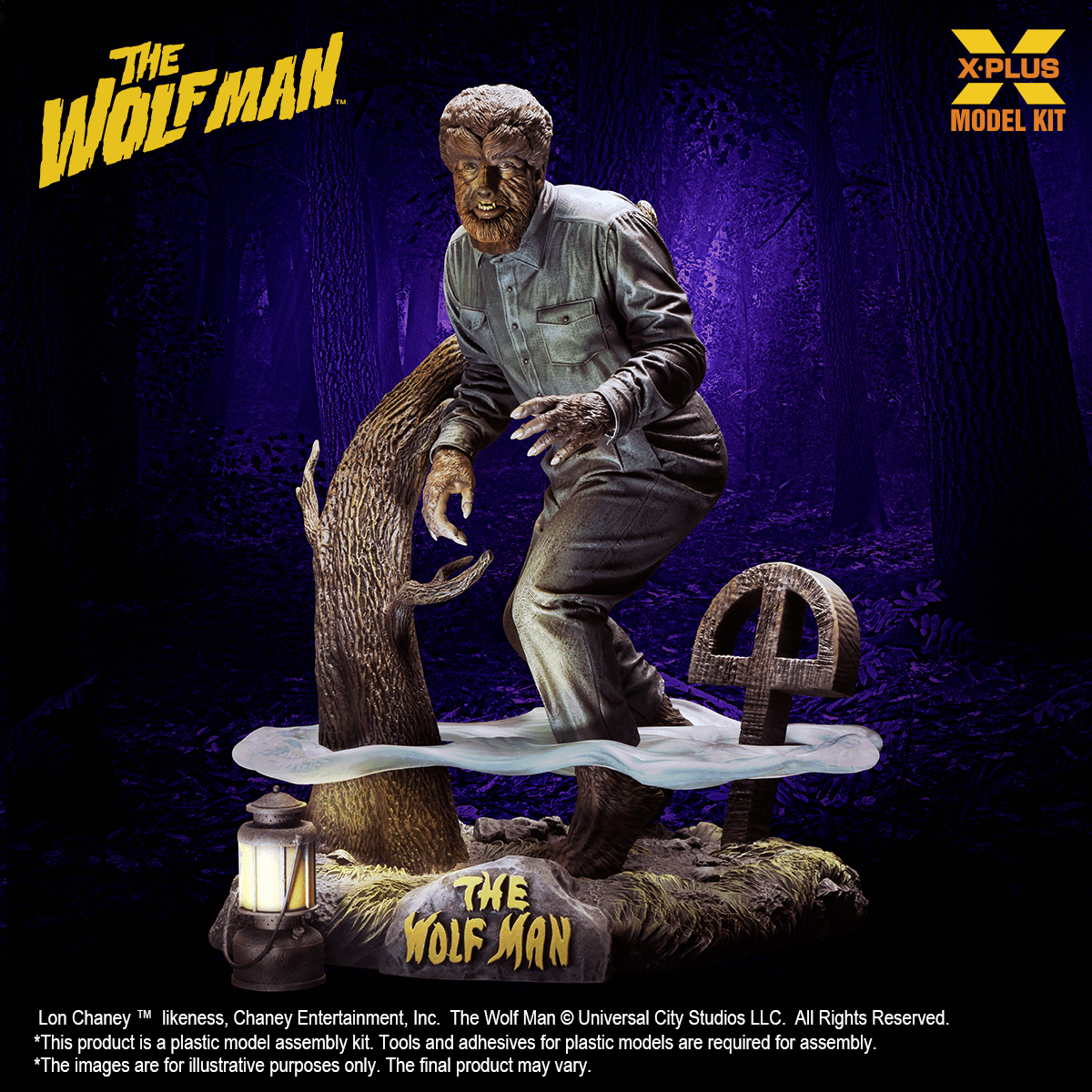 1/8 Scale Lon Chaney Jr. as Wolf Man Plastic Model Kit(4532149027090)