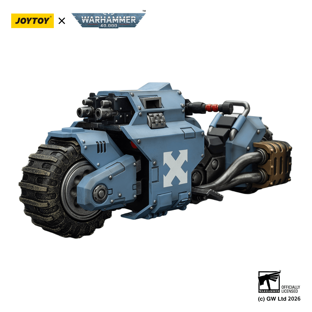 Space Wolves Raider-pattern Combat Bike with twin-linked bolt rifles | 6927054403769