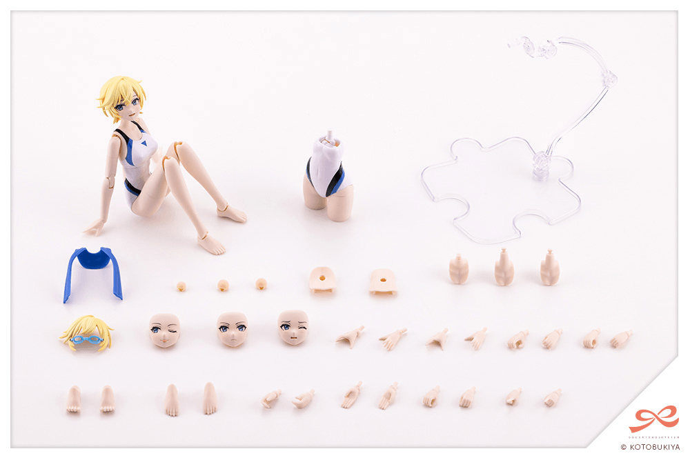 RUI SAOTOME【TOUOU HIGH SCHOOL COMPETITIVE SWIMSUIT】DREAMING STYLE WHITE DOLPHIN | 4934054087891