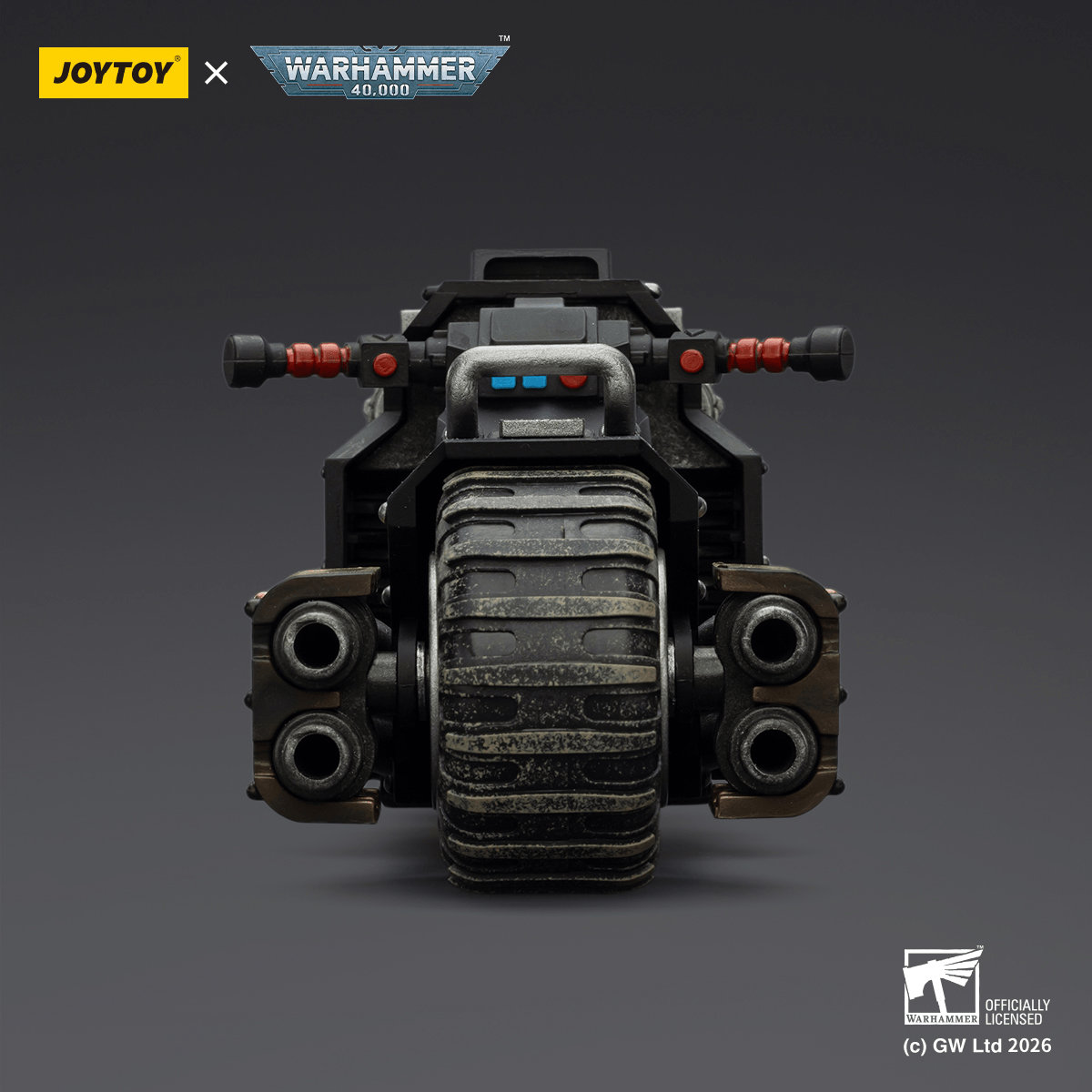 Raven Guard Raider-pattern Combat Bike with twin-linked bolt rifles | 6927054403776