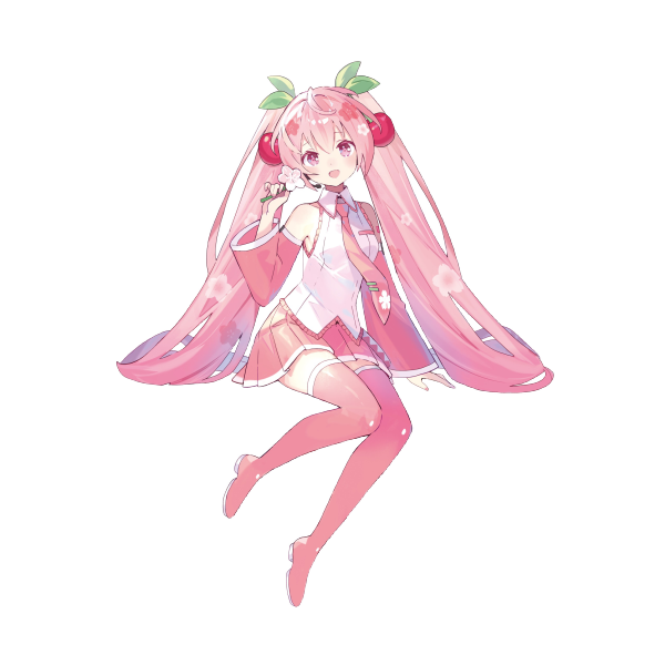 FURYU Corporation Hatsune Miku Noodle Stopper Figure -Sakura Miku 2024- | 4582655073227